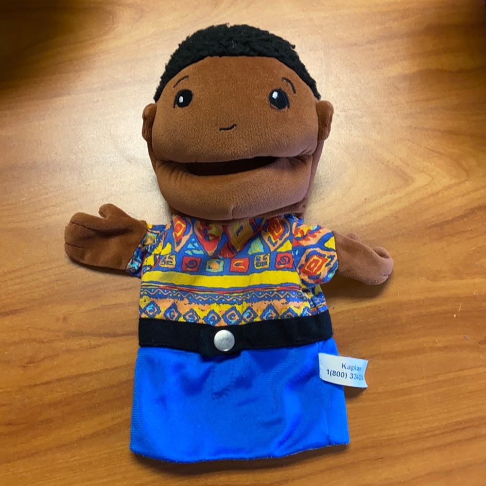 Kaplan hand puppet